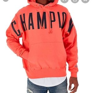 Champion orange hoodie